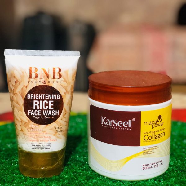 ✨ Glow Your Skin In 7 Days Reveal Your Natural Glow with BNB Rice Kit Organic! ✨ Packed with the goodness of organic rice, this skincare essential brightens, nourishes, and rejuvenates your skin for a flawless, radiant look. 💖 🌿 Glow naturally