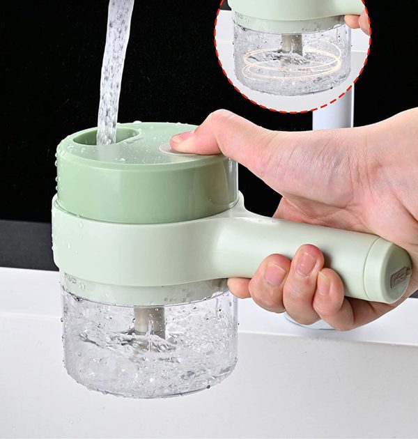 Transform Your Kitchen with the 5-in-1 Handheld Electric Vegetable Cutter