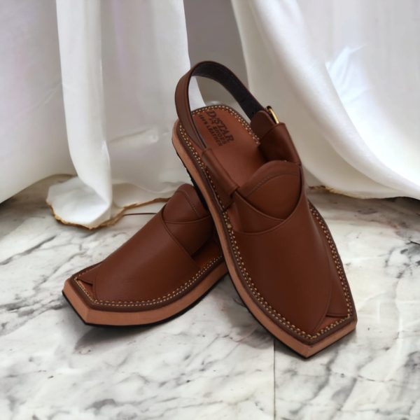 Captain Brown Leather Shoes Kheri – Premium Handcrafted Comfort & Style